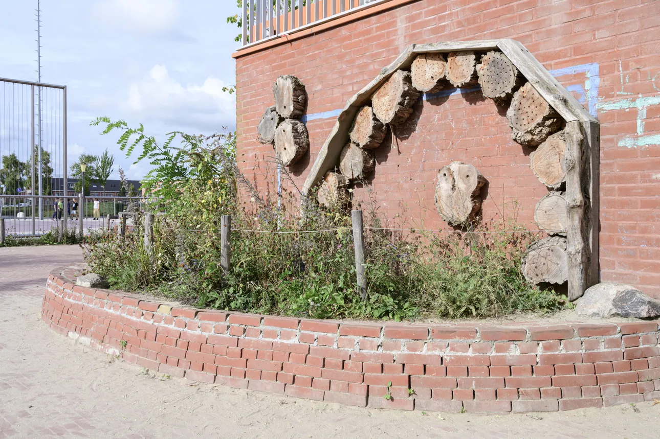 Muurtjes als zitplek