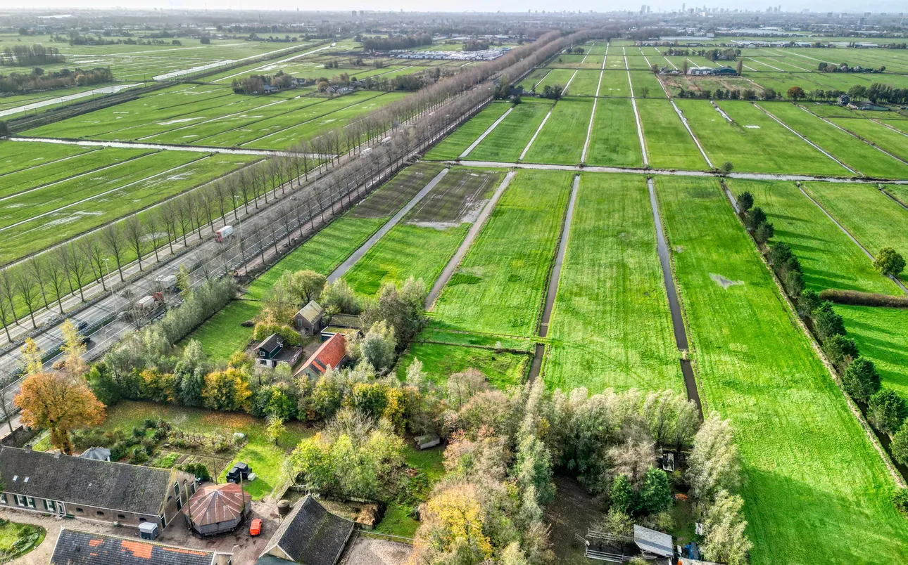 Luchtfoto toekomstig dorpshart Middengebied Zuidplaspolder