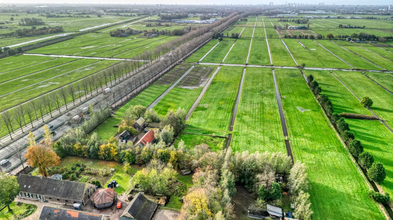 Luchtfoto toekomstig dorpshart Middengebied Zuidplaspolder