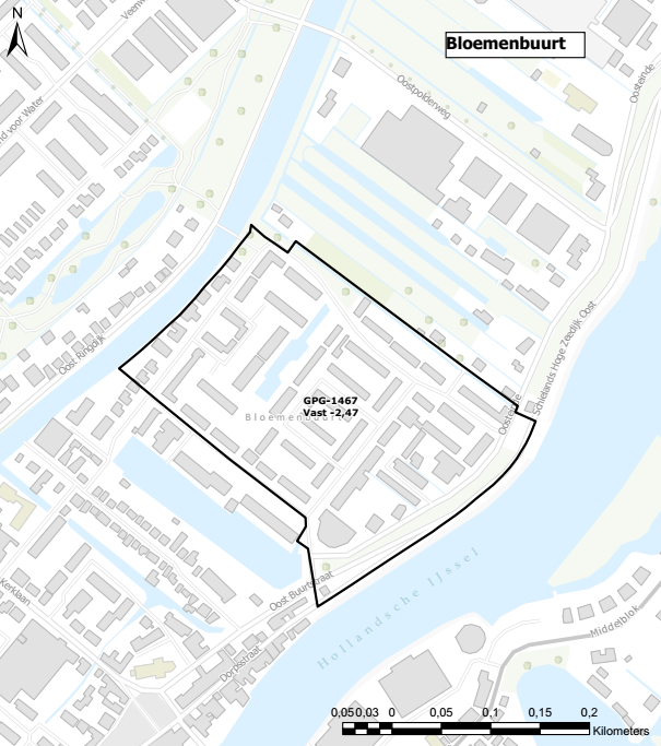 Figuur 11 Peilgebied Bloemenbuurt