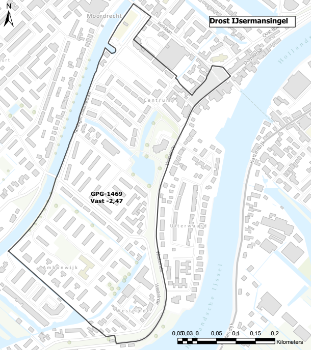 Figuur 13 Peilgebied Drost IJsermansingel