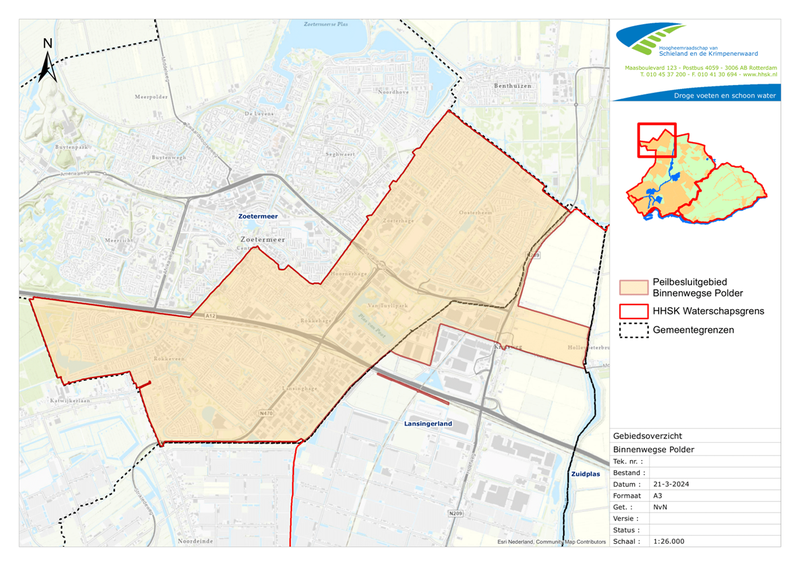 Figuur 1 Ligging Binnenwegse polder