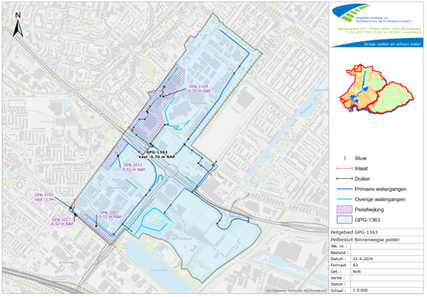 Figuur 4 Peilgebied Hoornerhage Zoeterhage (GPG-1363)