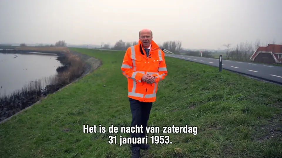 Filmpje watersnoodramp