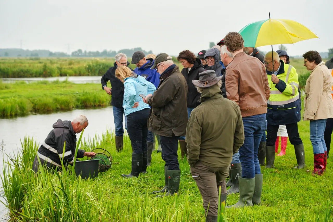 Veldbezoek rivierkreeften