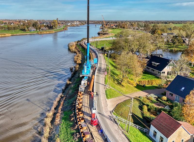 Werkzaamheden aan de KIJK-dijk