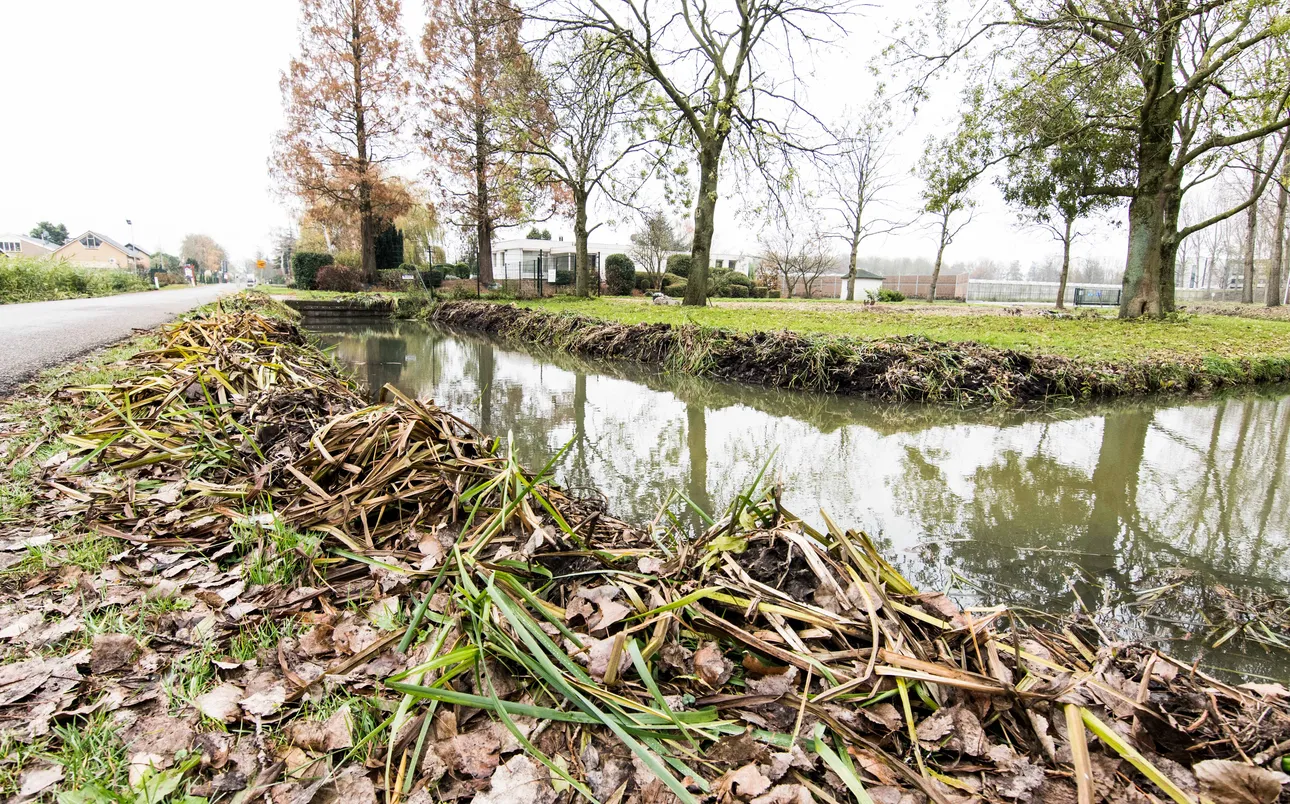 Een onderhouden sloot
