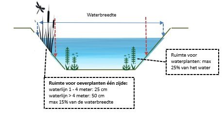 schouwbeeld gele sloot een zijde